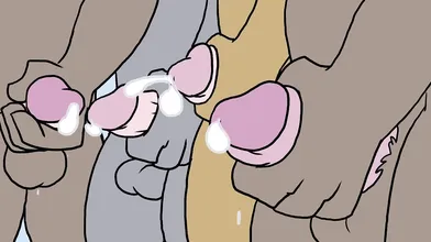 Mega-Cocked Mouthfuls of Cum Bukkake Extravaganza (Starring Eric Schwarz)