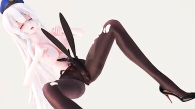 Sexualized Creatures Crawl Over Black Silky Pantyhose in This Sensational Hentai Video