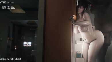 Watch Mei get caught on a hid*den cam in General Butchs secret lair, as she explores his dirty little fantasies and pleasures herself for him!