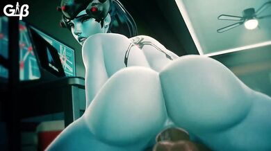 A sexy widow makes the most of her free time by pleasuring herself in front of a webcam