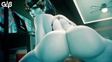 A sexy widow makes the most of her free time by pleasuring herself in front of a webcam