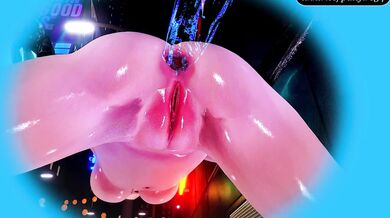 Watch as the spectral penis plows through the pretty blonde in this intense hentai video