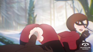 The old lady has her hands full, as she gets drilled with a giant cock and covered in creamy pie filling!