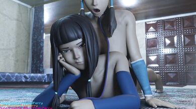 Watch Eska gets fucked by Korra, her sexy teacher in the classroom after school hours