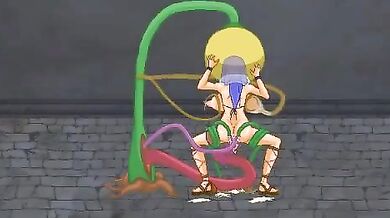 Watch out for the erotic adventure in Bikini Quest Game Gallery [Gamekooboo], a hentai PORN video featuring an alluring cast of characters