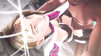 Baywatch Brooklyn: Gwen and Miles take a break for some alone time on the beach