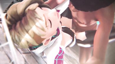 Baywatch Brooklyn: Gwen and Miles take a break for some alone time on the beach