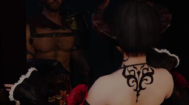 Watch Eliza in the Halloween costume, starring in a XXX 3D porn movie, only for those with a strong stomach!