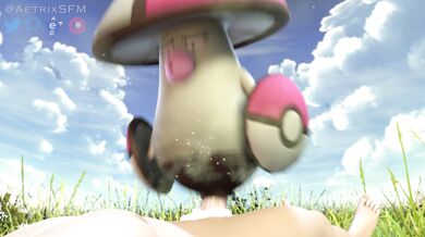 Watch as the sexy girl, Amoonguss, bounces on her trainers dick while he fucks her from behind This hot scene is brought to you by Aetrix SFM