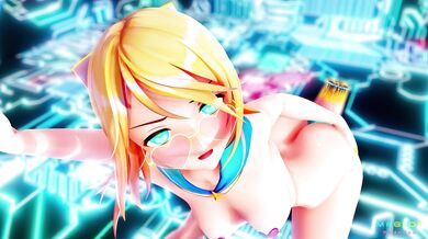 My Little Hentai: Kagamine Rin and the Horny Toy Boy