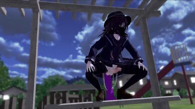 Watch the steamy action as these two femmes fatale have a sultry encounter in the park!