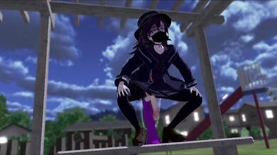 Watch the steamy action as these two femmes fatale have a sultry encounter in the park!