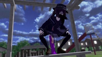 Watch the steamy action as these two femmes fatale have a sultry encounter in the park!