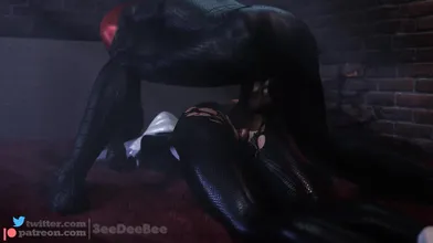 Miles X Gwen in Suit Version: 3-D Beastly Boinking