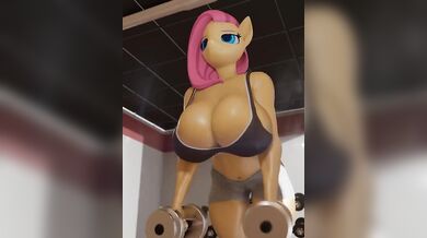 My Little Pony: Friendship is Magic - Fluttershy Goes to the Gym for Her First Workout (featuring more useless sources)
