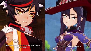 Monas HMV, Bigger Xinyan (Genshin Impact / Futanari)