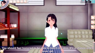 Watch as Nagatoro takes on her senpai in a hot, steamy fuck session after school!