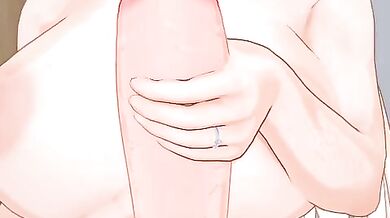 Masturbating Futanari: A Tale of Two Mouths