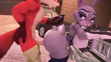 Judy and Nick on a date make a date at the police officer with Sound - Lovemilliesm