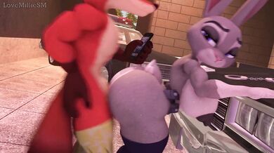 Judy and Nick on a date make a date at the police officer with Sound - Lovemilliesm