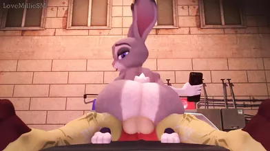 Judy and Nick on a date make a date at the police officer with Sound - Lovemilliesm