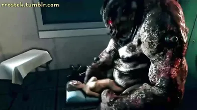 Rebecca rides the monstrous cock of Lara Croft as she is bound and for*ced to submit in this intense bondage scene
