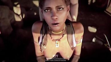 Riding the Sheva is my ultimate fantasy, but when she mounts her motorcycle, it becomes a reality!