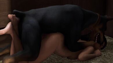 A babysitter is left alone with her young charge, but when the dog comes home, things take a turn for the naughty