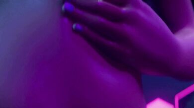 Watch hot Japanese woman in sexy lingerie and high heels sucking red lips while masturbating on her bedroom floor!