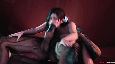 Sexy Sayuri gets fucked by a handsome test subject in a futuristic laboratory