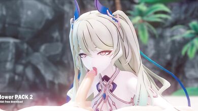 Mobi takes a dip in the sea, her wet bikini teases!