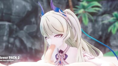 Mobi takes a dip in the sea, her wet bikini teases!