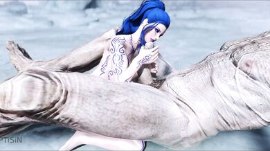 Busty Blue-Eyed Damsel Enchants Titanic Cock