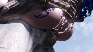 Busty Blue-Eyed Damsel Enchants Titanic Cock