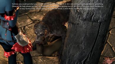 Sexy babe gets fucked by a big horse in the forest, resulting in an explosive essence release