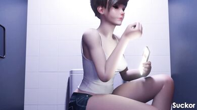 Glory Hole Glory Part 1: Tracer Sucks White Dick through a Glory Hole