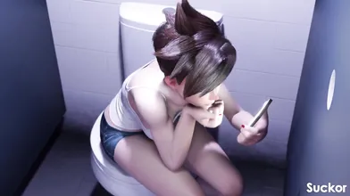 Glory Hole Glory Part 1: Tracer Sucks White Dick through a Glory Hole