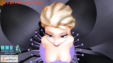 Watch as Elsa gets penetrated by a slimy tentacle monster in this hot hentai porn video