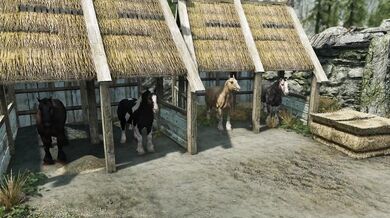 The Elder Scrolls V: Skyrim - Angelise Reiter satisfies her horses with her talented tongue and fingers