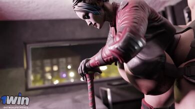 Harley Quinn Strips Out of her Clothing in 4K