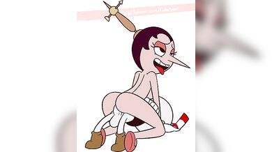 The Fleshy Abduction of Hilda Berg by Cuphead!