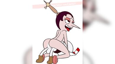 The Fleshy Abduction of Hilda Berg by Cuphead!