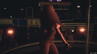 Watch sexy girl strip tease in front of you while dancing seductively to the rhythm of the music