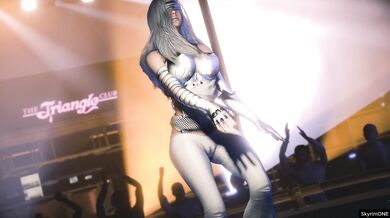 Watch sexy girl strip tease in front of you while dancing seductively to the rhythm of the music