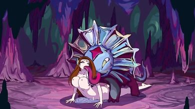 Watch as this woman gets violated by tentacle monsters in a thrilling thrive scene!