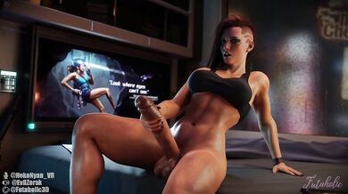 V’s Alone Time (Solo Futanari)