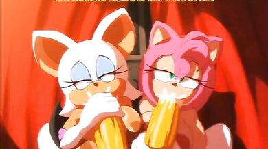 Sexy angel, tails and double dicks - The perfect combination for a hot porn flick!