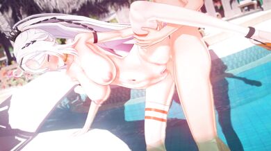 Kiana Havin Sex on the Pool [Kuriyama]
