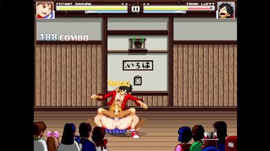 One Piece: Futa on Male - The Disciplinary Action of Sakura towards Luffy