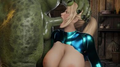 Samus Aran BJ Scene - Extended Cut (720p HD) - DICESFMcom